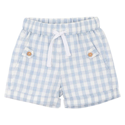 BEBE AXEL CHECK SHORTS