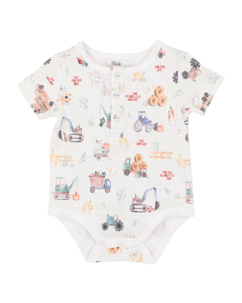 BEBE CLAYTON HENLEY BODYSUIT