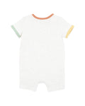BEBE  IVAN CAMP SCENE SS  ROMPER