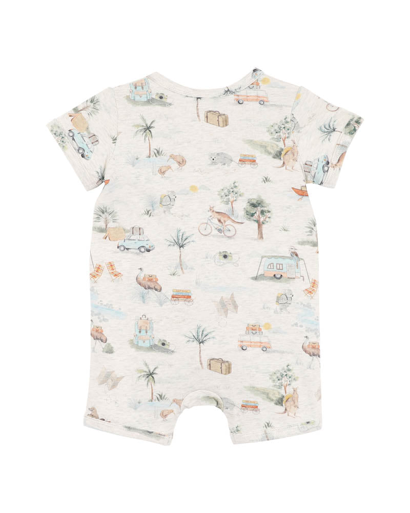 BEBE IVAN SS ZIPSUIT