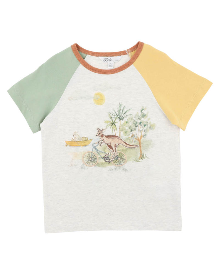 BEBE IVAN CYCLING KANGAROO TEE