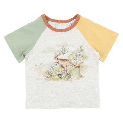 BEBE IVAN CYCLING KANGAROO TEE
