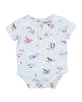 BEBE HARLAN PRINT BODYSUIT