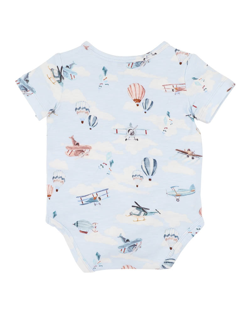 BEBE HARLAN PRINT BODYSUIT