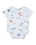 BEBE HARLAN PRINT BODYSUIT