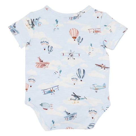 BEBE HARLAN PRINT BODYSUIT