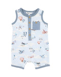 BEBE HARLAN AEROPLANE  ROMPER
