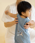 BEBE HARLAN AEROPLANE  ROMPER