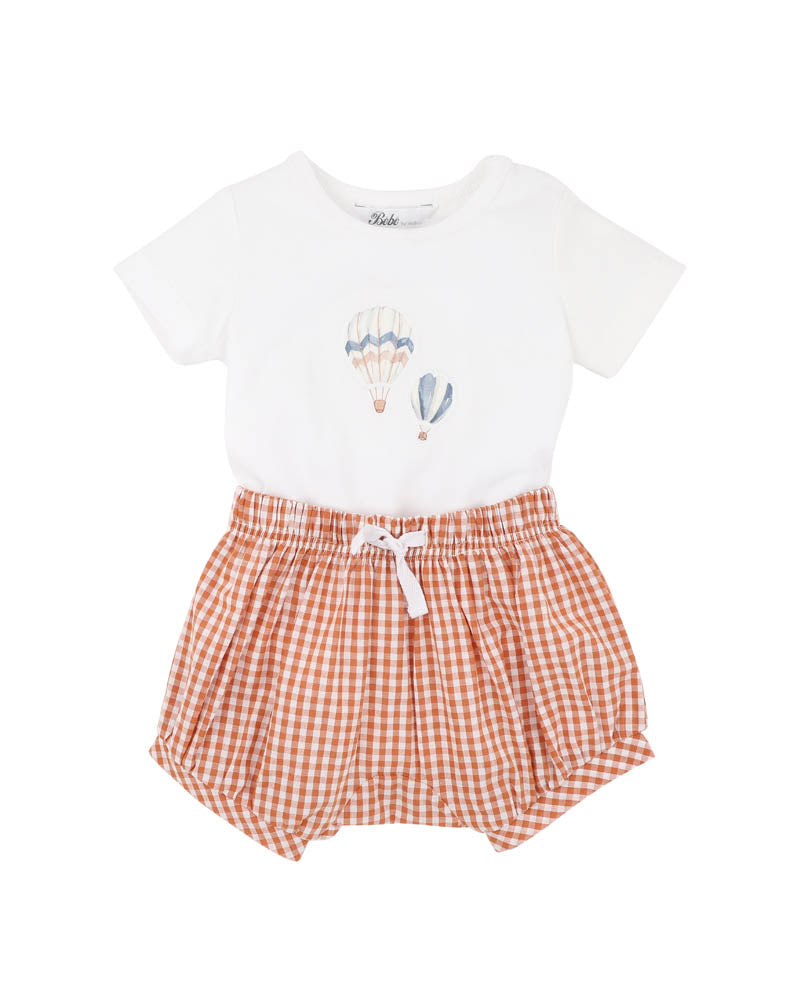 BEBE HARLAN HOT AIR BALLOON  2 PIECE SET