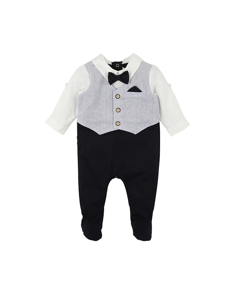 BEBE ALBERT GENTLEMAN ROMPER (SIZE 000-1)