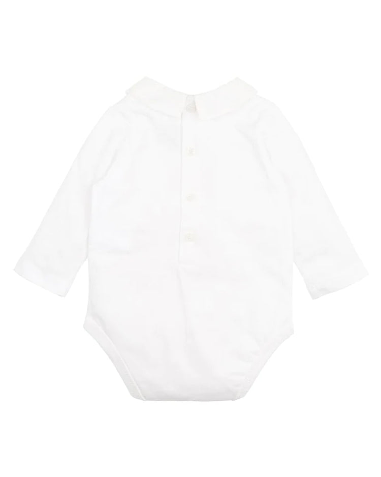 BEBE LIAM EMB. COLLAR BODYSUIT