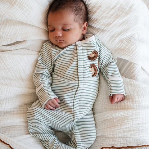 BEBE TOBY LS HEDGEHOG ONESIE