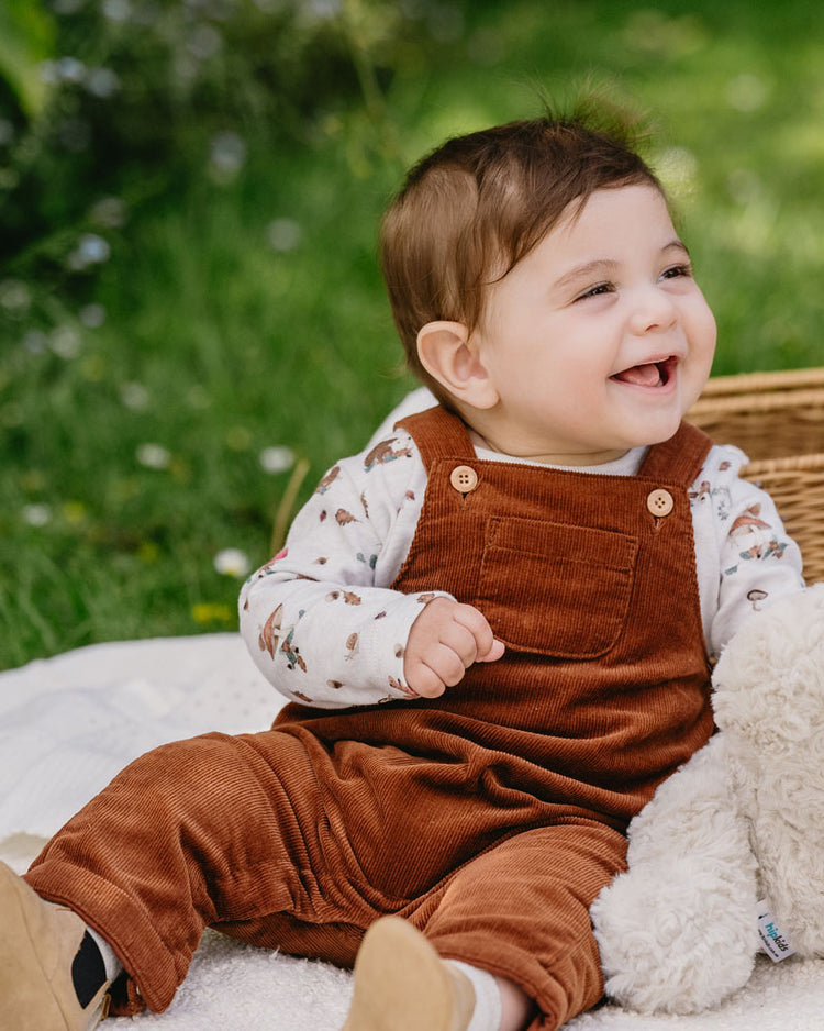 BEBE TOBY CORD OVERALLS
