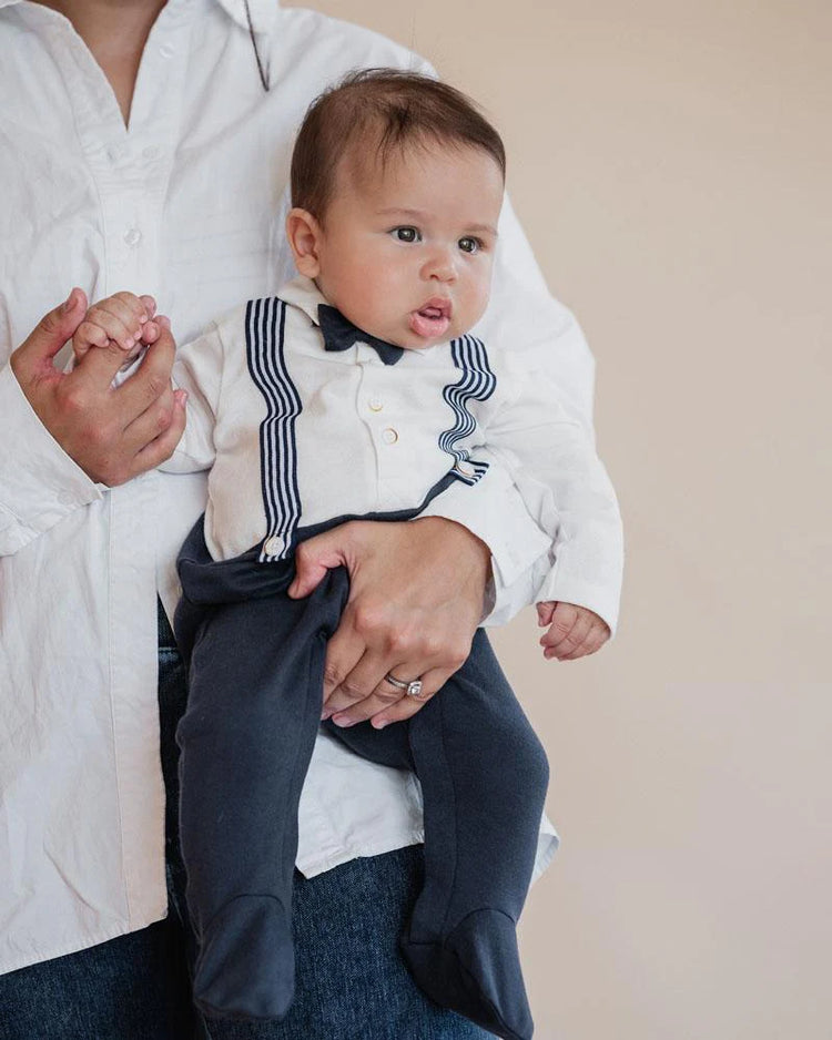 BEBE OLIVER GENTLEMAN ONESIE