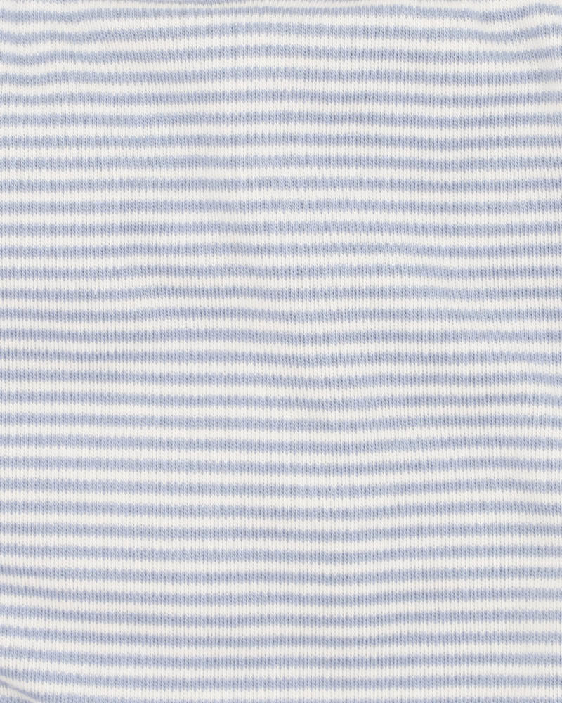 BEBE ALVIN STRIPE ORGANIC LEGGINGS