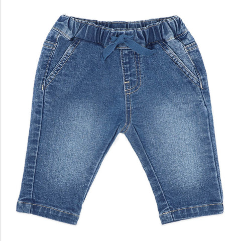 BEBE HUNTER DENIM PULL ON JEANS