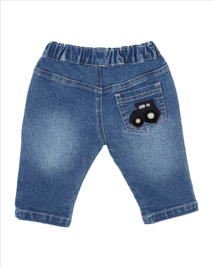BEBE HUNTER DENIM PULL ON JEANS