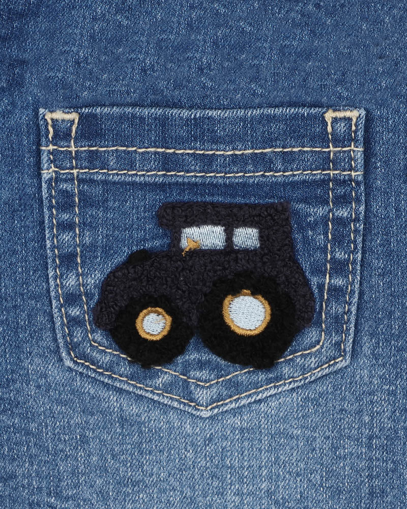 BEBE HUNTER DENIM PULL ON JEANS