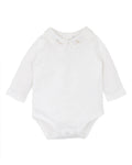 BEBE JAKE EMB. COLLAR BODYSUIT