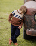 BEBE JAKE NAVY PULL ON PANTS