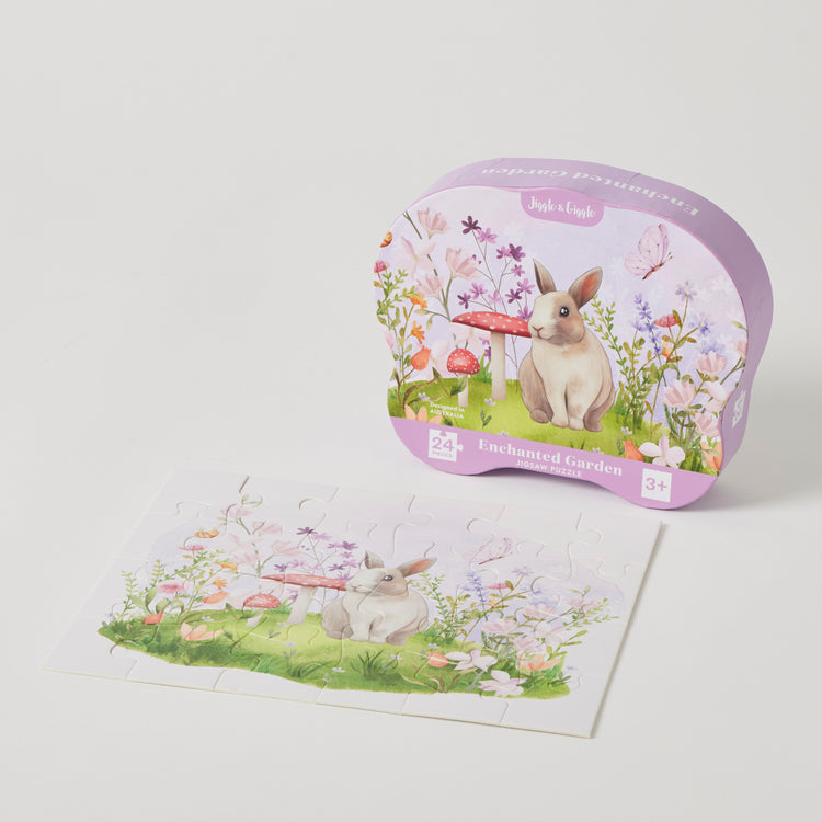 Jiggle & Giggle Enchanted Garden Jigsaw 24 Pc Puzzle