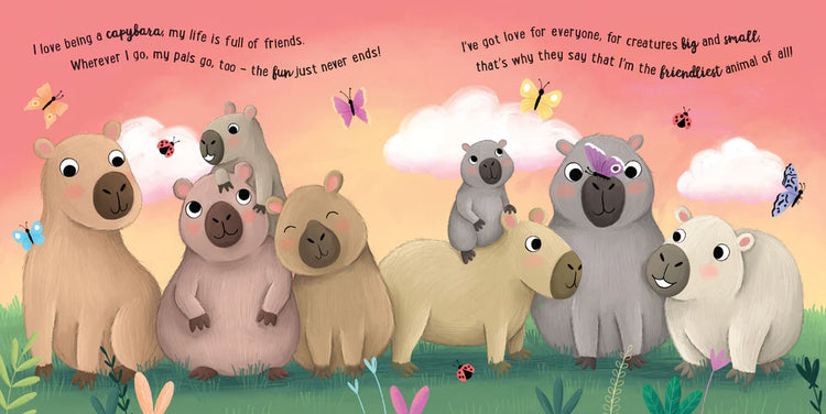 Story Time - Padded Board Book - I Love Being a Capybara