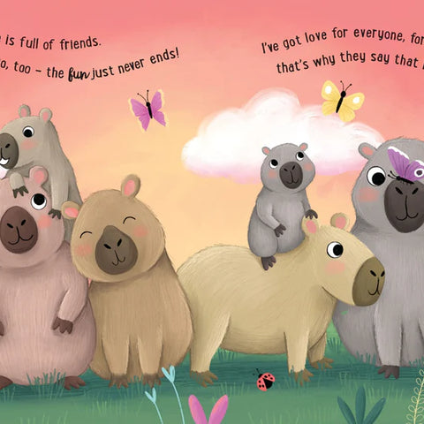 Story Time - Padded Board Book - I Love Being a Capybara