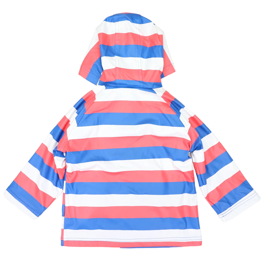 KORANGO Blue Stripe Raincoat A1857B