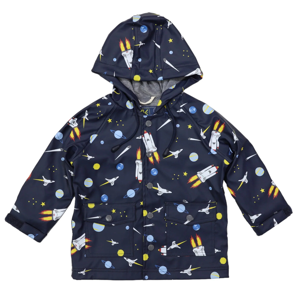 KORANGO Space Rocket Raincoat Navy