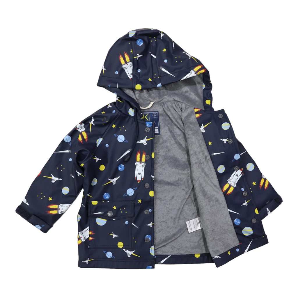 KORANGO Space Rocket Raincoat Navy