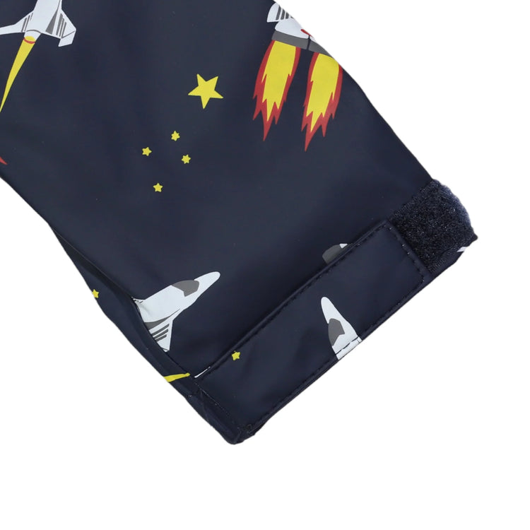 KORANGO Space Rocket Raincoat Navy