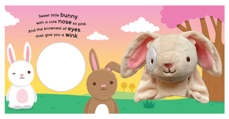 Hand Puppet Book - Cuddle Time Bunny