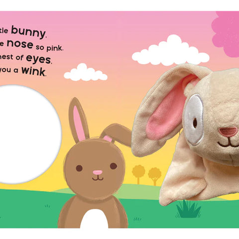 Hand Puppet Book - Cuddle Time Bunny