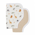 ALL4ELLA Wild Animals Organic Burp Cloths 2pk