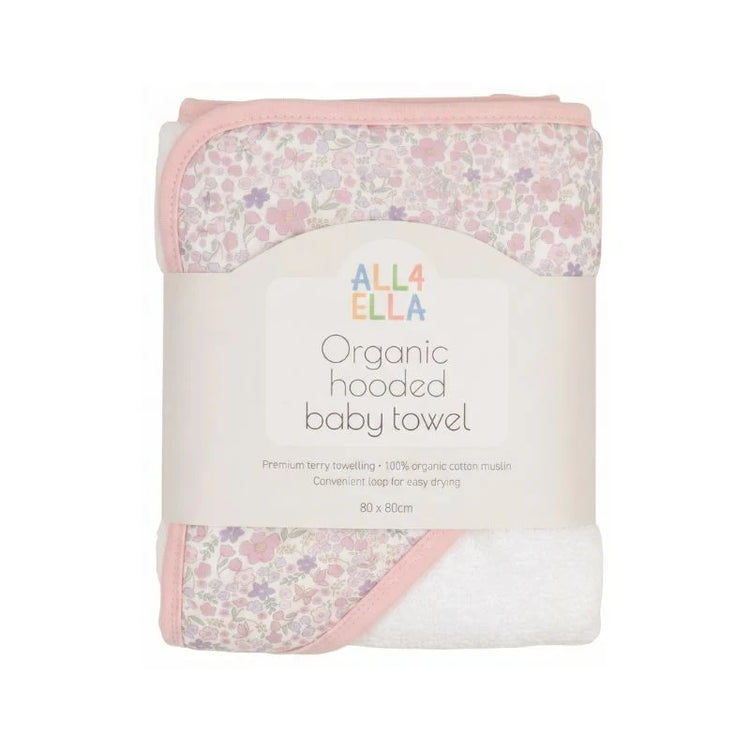 ALL4ELLA Blossom Hooded Towel