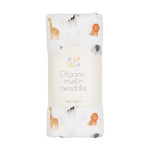 ALL4ELLA Wild Animals Organic Muslin Swaddle