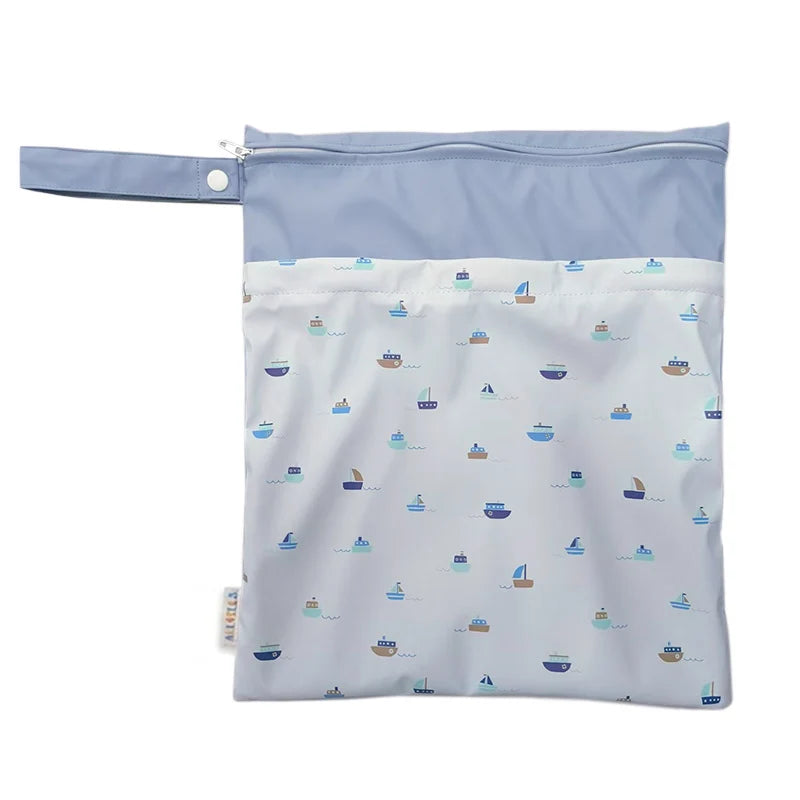 ALL4ELLA Sail Boats Recycled Wet Bag