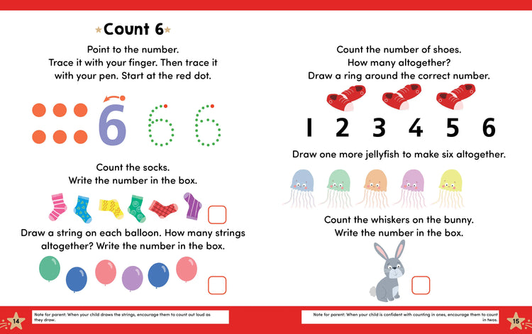 Gold Stars Vol. 3 - Wipe-Clean Book - Numbers