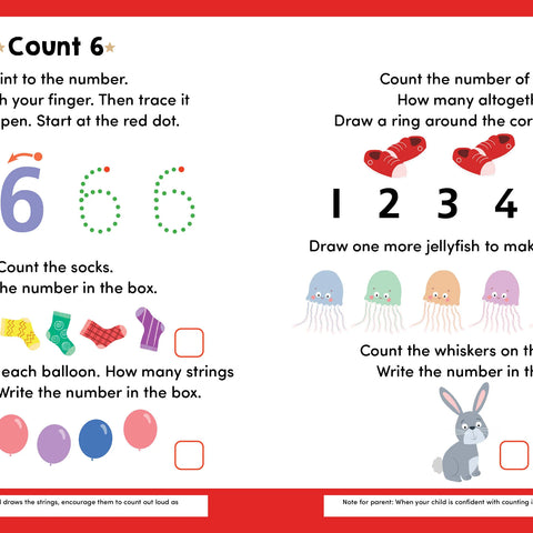 Gold Stars Vol. 3 - Wipe-Clean Book - Numbers