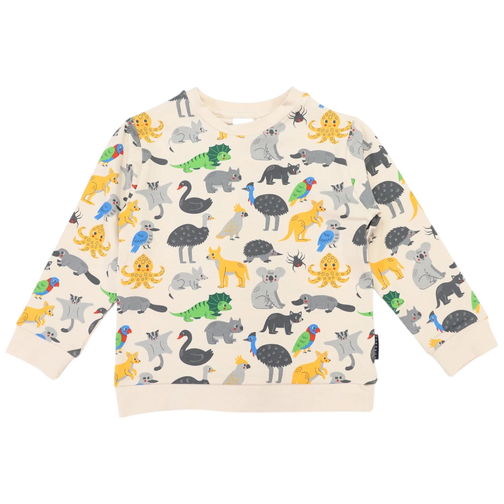 Korango Australian Animals Pyjamas Beige