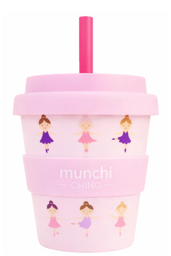 Munchi Prima Ballerina Babychino Cup - Straw Included