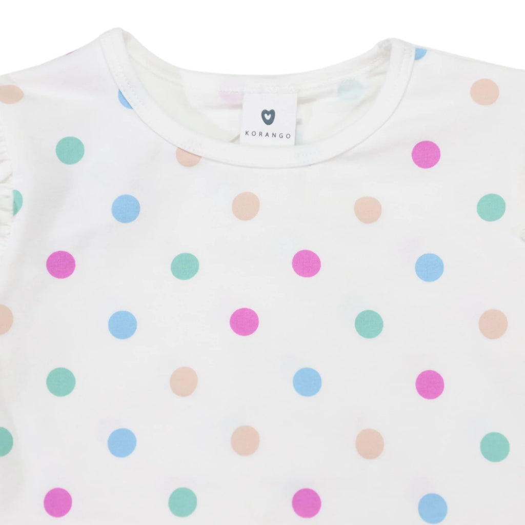 KORANGO Polkadot Tee Cream