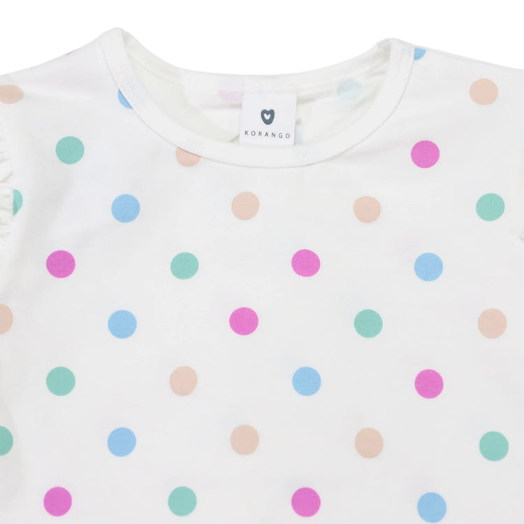 KORANGO Polkadot Tee Cream