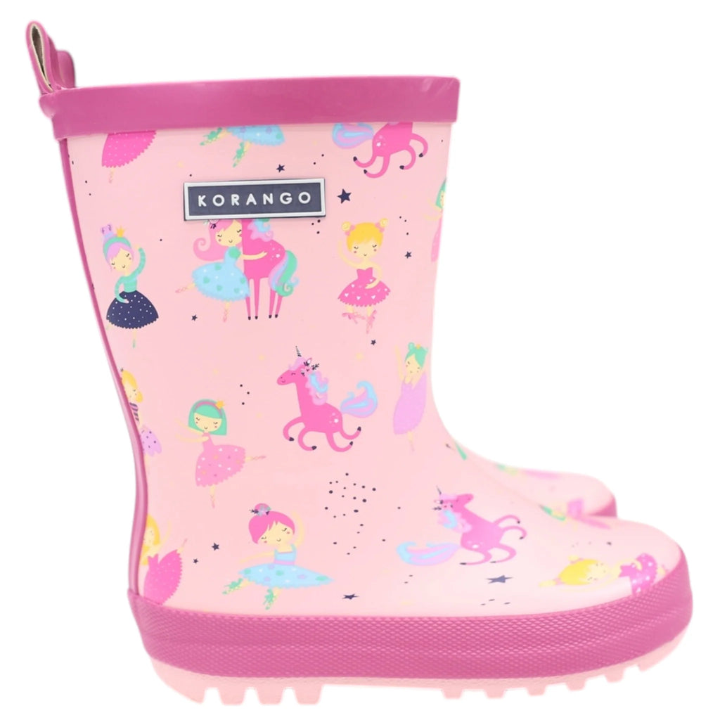 KORANGO Dancing Unicorn Gumboot Pink