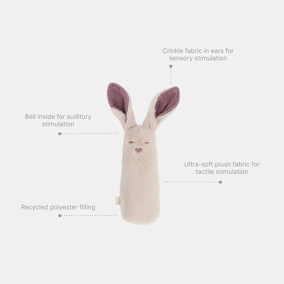 BIBS BIBS Baby Rattle, Vanilla