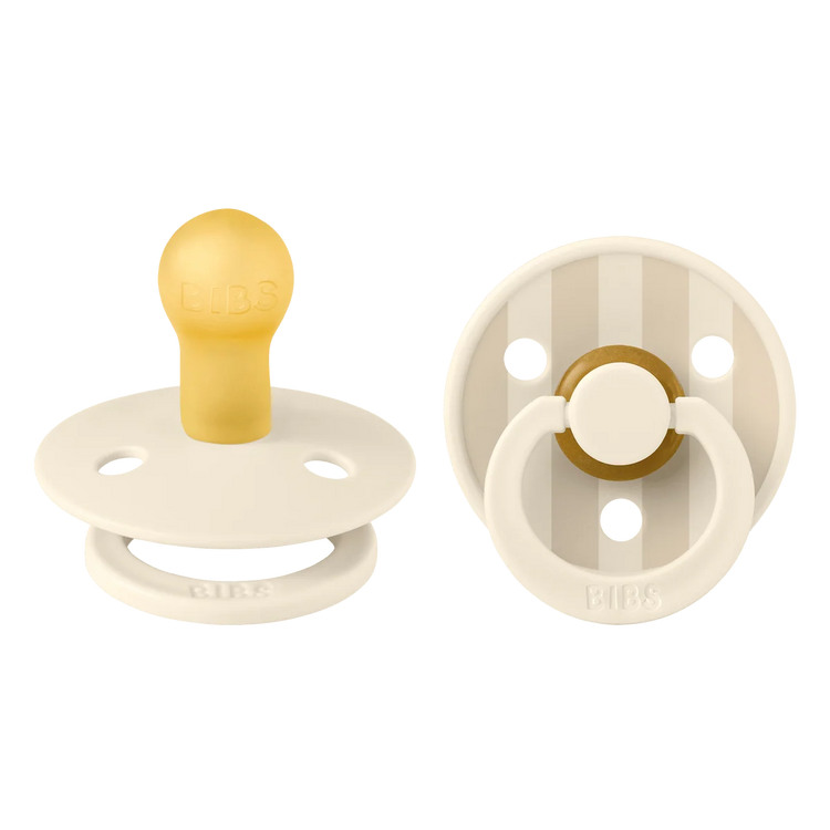 BIBS Dummies Studio, Pin Ivory/Vanilla Mix- Size 1