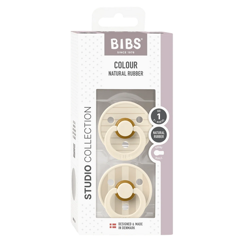 BIBS Dummies Studio, Pin Ivory/Vanilla Mix- Size2