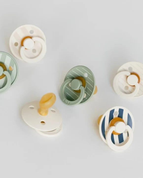 BIBS Dummies Studio, Pin Ivory/Vanilla Mix- Size 1