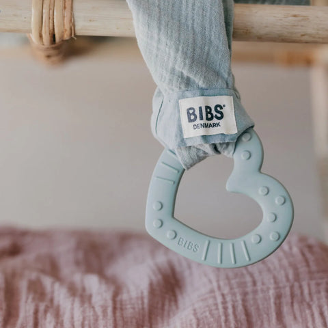 Bibs Bitie Heart - Baby Blue