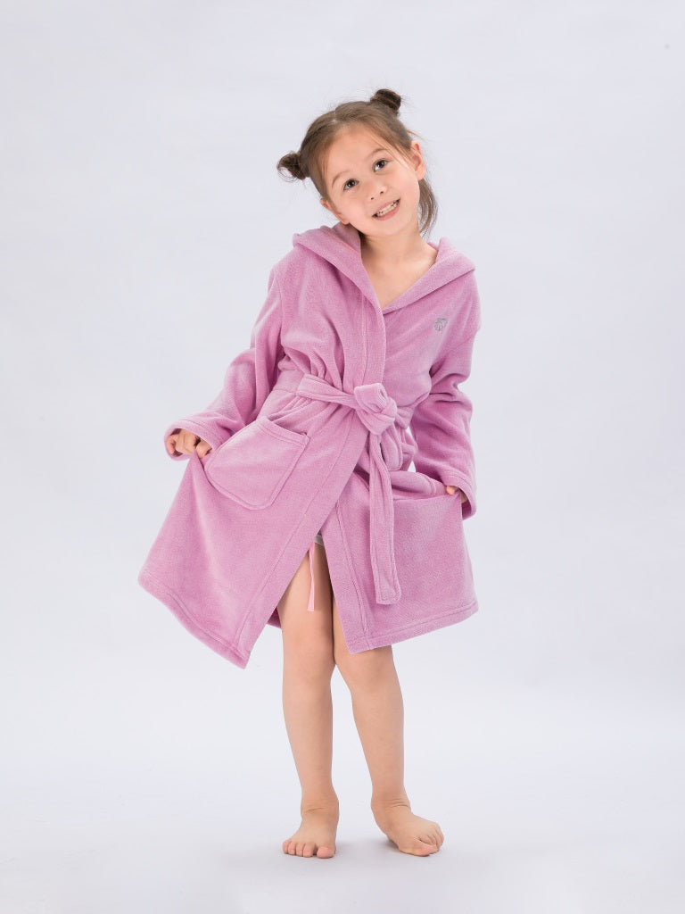 Seasnail Bathrobe For Kids-Purple